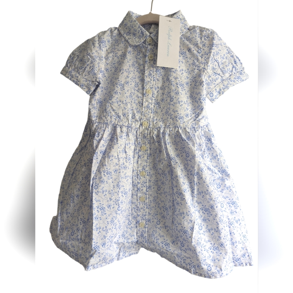 Ralph Lauren 12M Floral/Nautical Dress with Bloomers